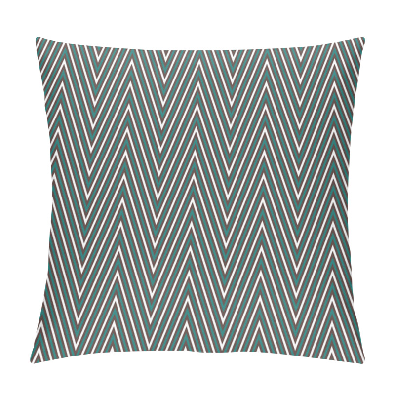 Personality  Retro Horizontal Chevron Pattern Background Design Pillow Covers