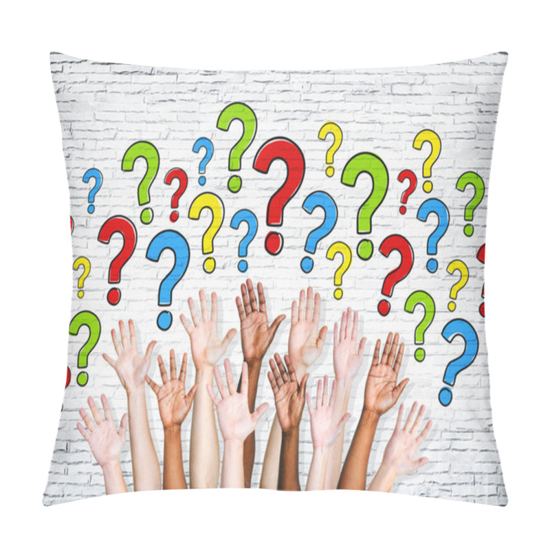 Personality  Arms Outstretched To Ask Questions Pillow Covers