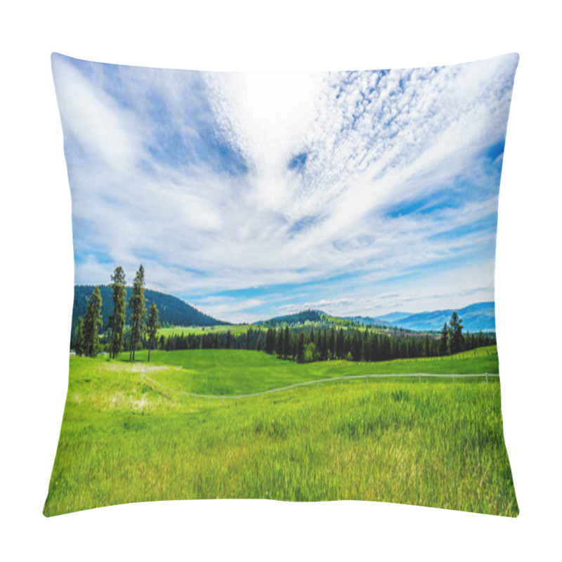 Personality  Grasslands Along The Sun Peaks Road In The Shuswap Highlands Pillow Covers