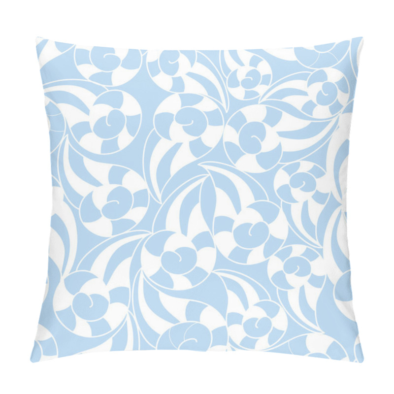 Personality  Blue Background Pillow Covers