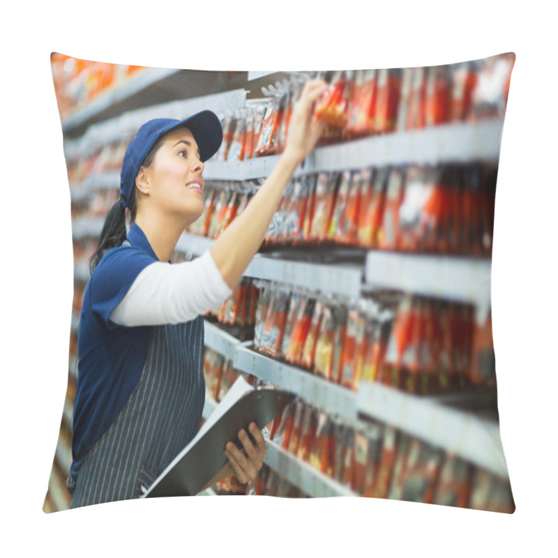 Personality  Worker Counting Stock Pillow Covers