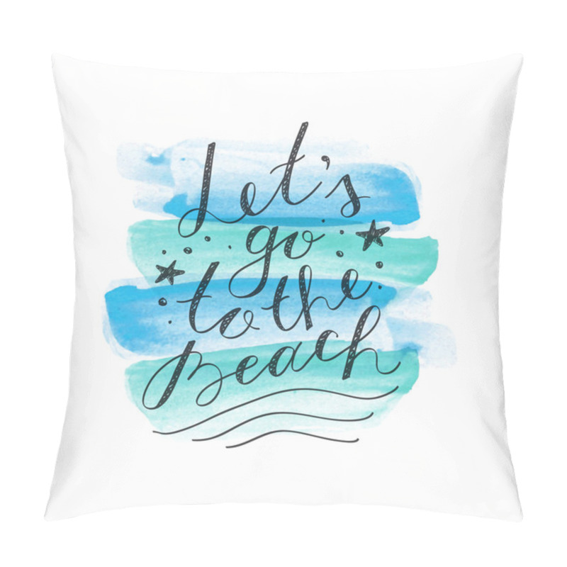 Personality  Lets Go To The Beach Pillow Covers