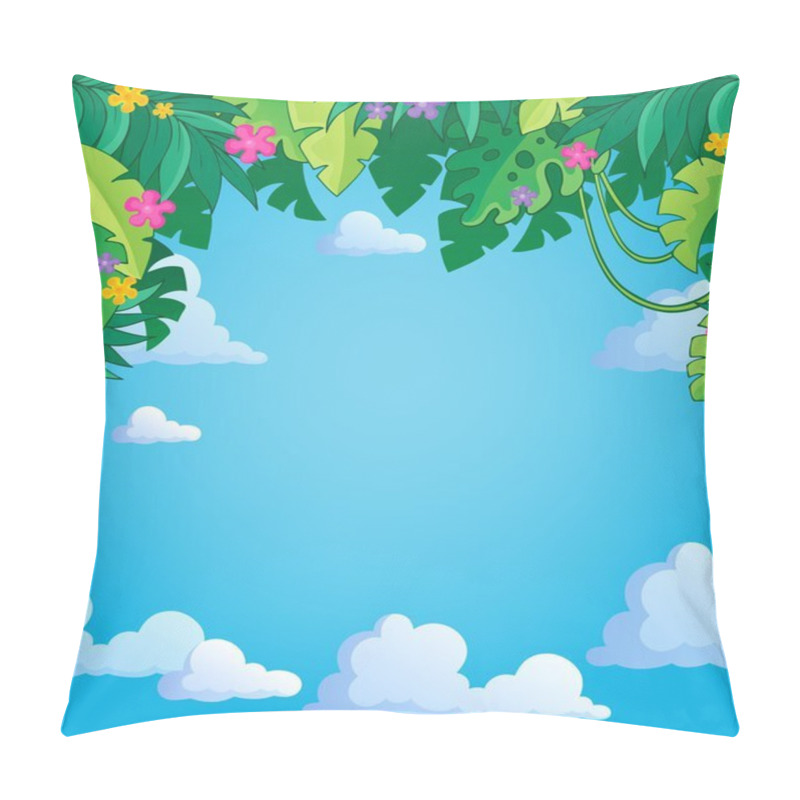 Personality  Image With Jungle Theme 4 Pillow Covers