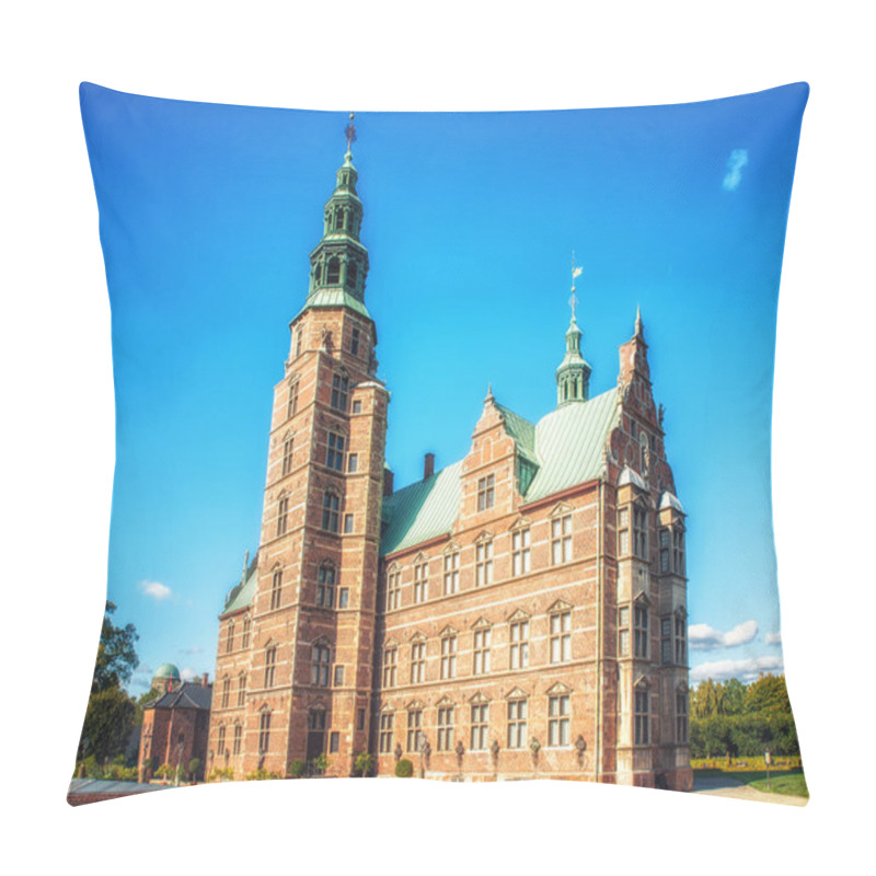 Personality  Rosenborg Slot Castle In The Danish Capital Copenhagen. Pillow Covers