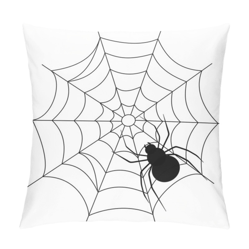 Personality  A Spider On A Web Pillow Covers