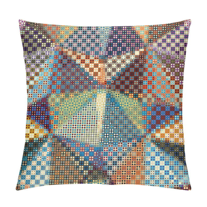 Personality  Geometric Abstract Pattern. Pillow Covers