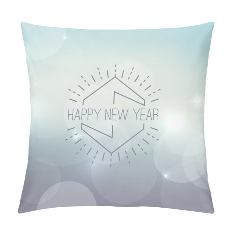 Personality  Abstract Blurred Vector Background With Sparkle Stars Pillow Covers