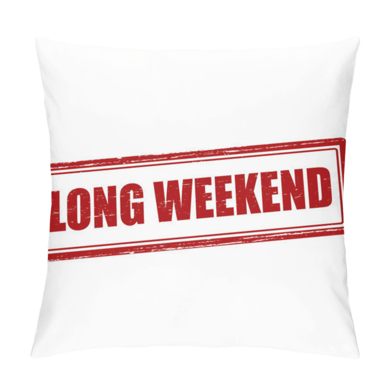 Personality  Long Weekend Stamp Pillow Covers