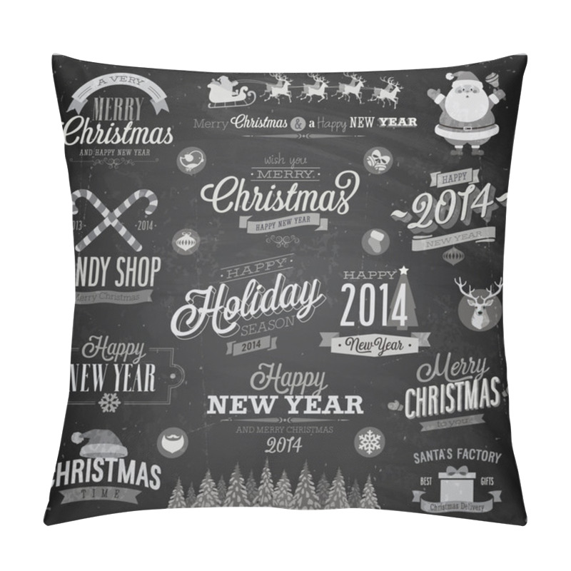 Personality  Christmas Set - Labels Pillow Covers