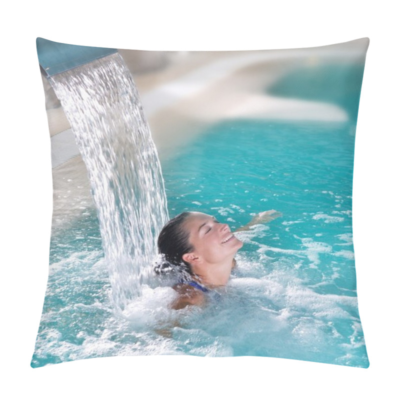 Personality  Spa Hydrotherapy Woman Waterfall Jet Pillow Covers