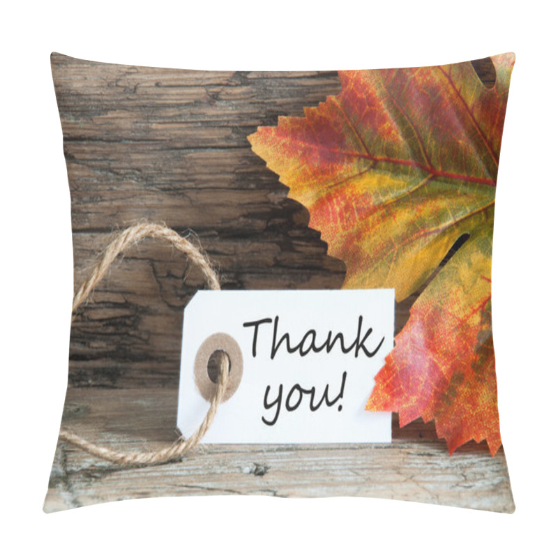 Personality  Autumnal Thank You Label Pillow Covers