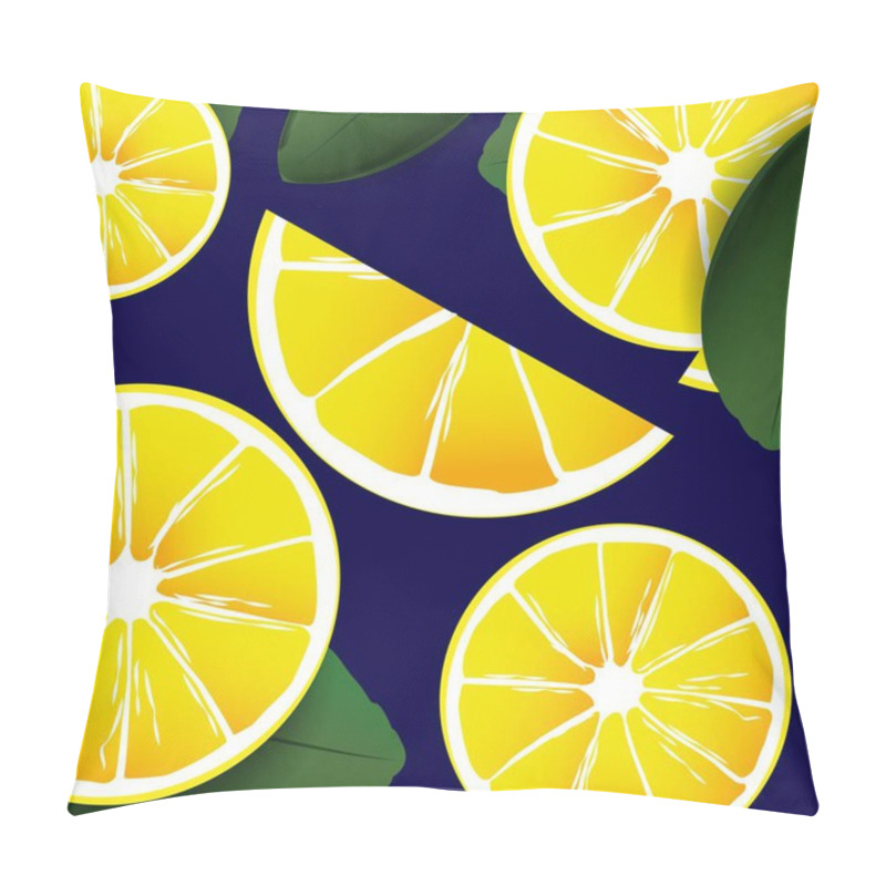 Personality  Big Lime Slices Background Pattern Pillow Covers