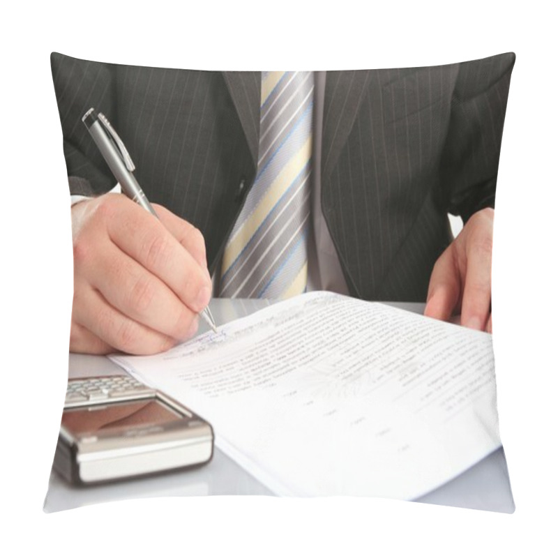 Personality  Sign A Document Pillow Covers