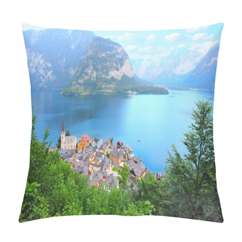 Personality  The Hallstatt City Pillow Covers