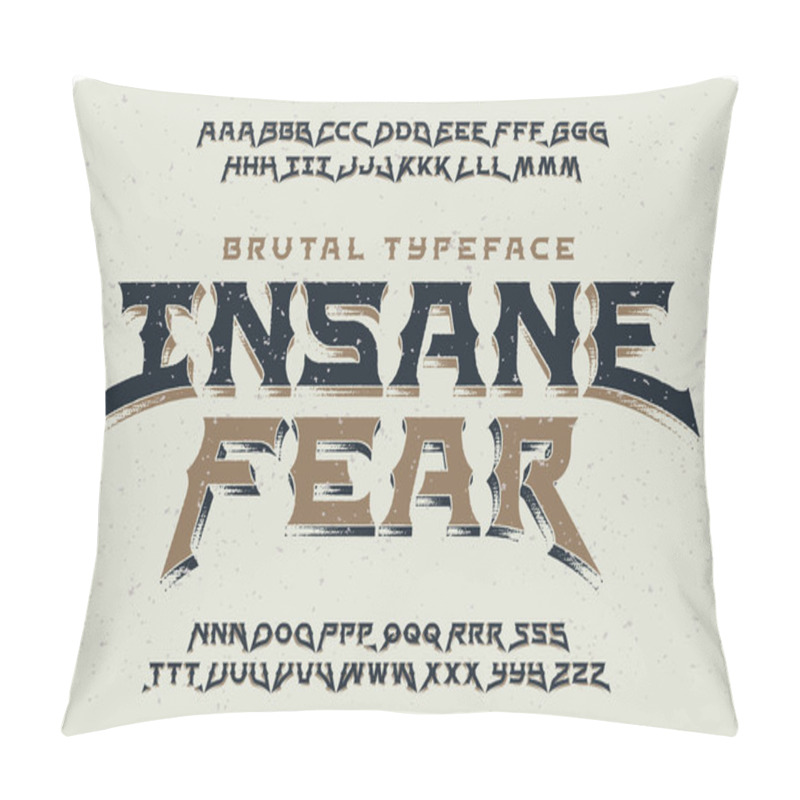 Personality  Insane Fear Hand Drawn Illustration Pillow Covers