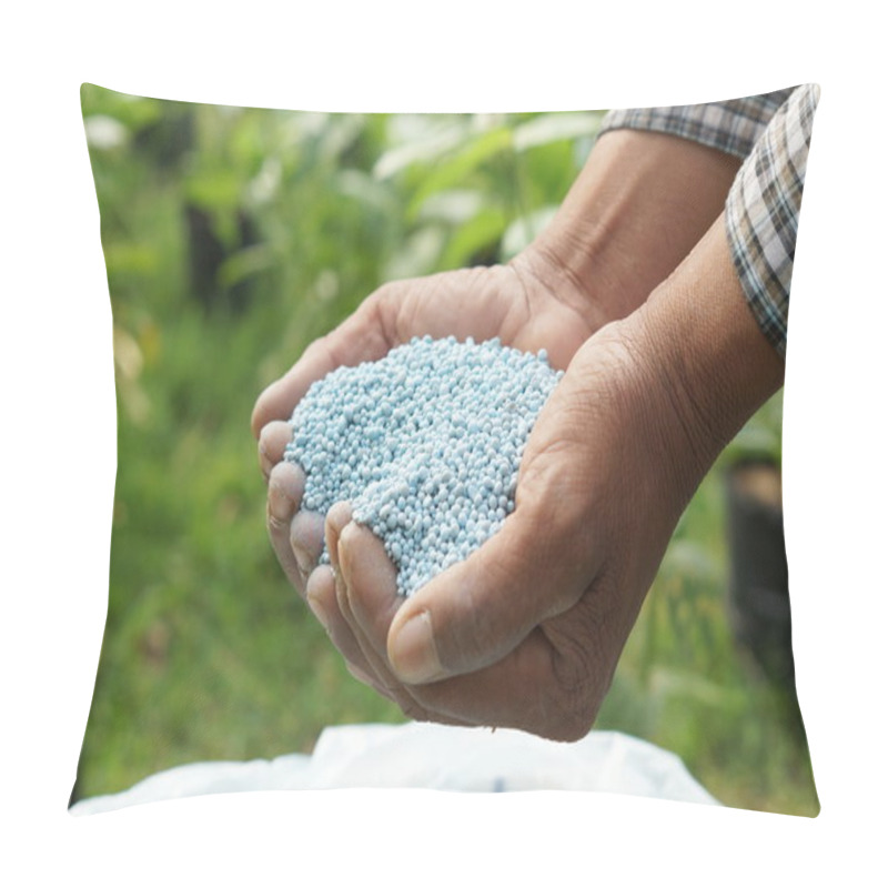 Personality  Hands Holding Artificial Fertilizer Pillow Covers