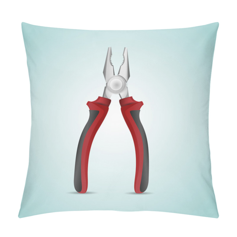 Personality  Pliers Isolated - Vector Illustration Pillow Covers