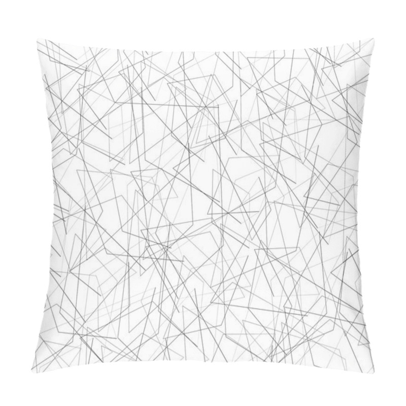 Personality  Abstract Texture Of Thin Lines.  Pillow Covers