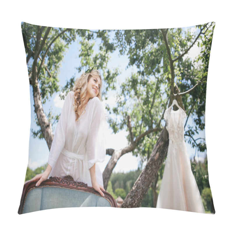 Personality  Wedding Dress Pillow Covers