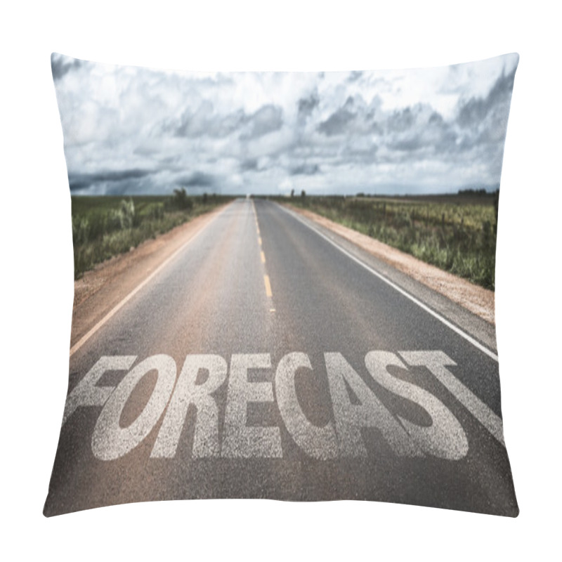 Personality  Forecast  On Rural Road Pillow Covers