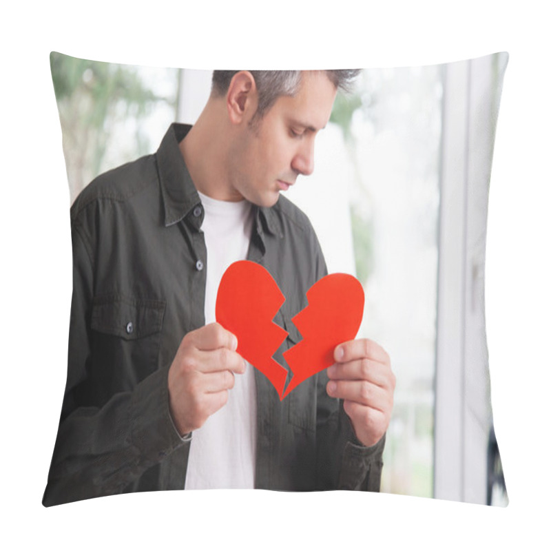 Personality  Heartbroken Young Man Pillow Covers