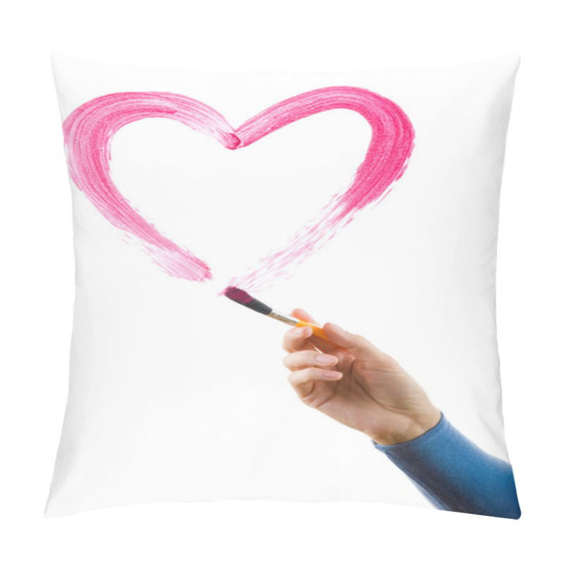 Personality  Painting Heart Pillow Covers