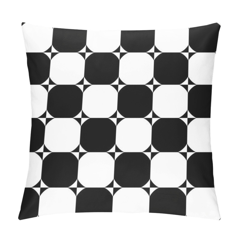 Personality  Circles And Squares Abstract Pattern Pillow Covers