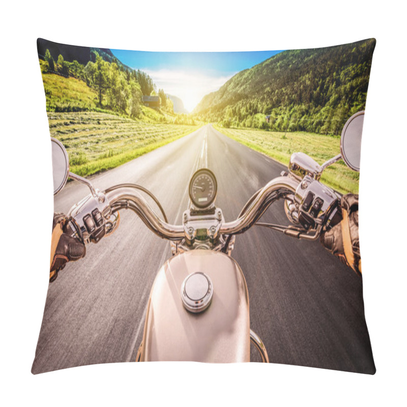 Personality  Biker First-person View Pillow Covers