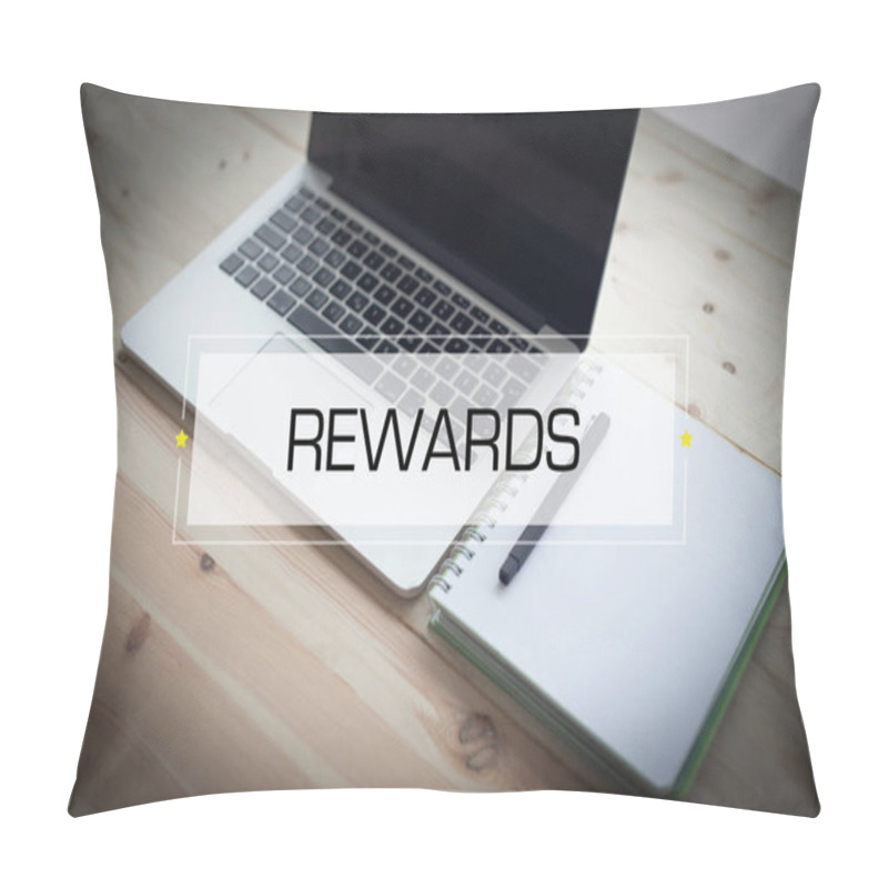 Personality  Laptop On Desk In Office   Pillow Covers