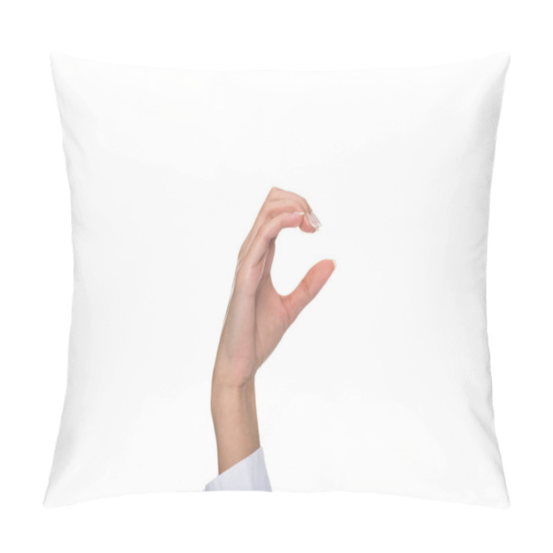 Personality  Person Gesturing Signed Language Pillow Covers