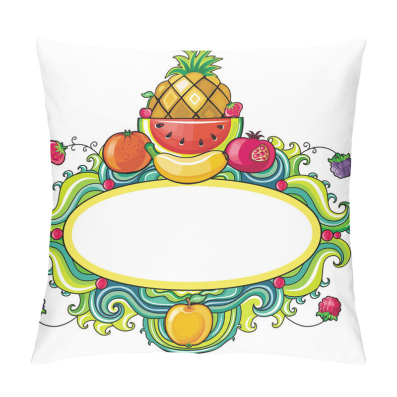 Personality  Fruity Frame Pillow Covers