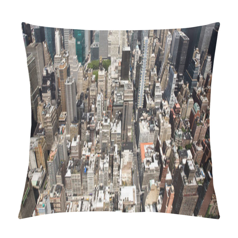 Personality  Panorama Of Manhattan,new York City Pillow Covers