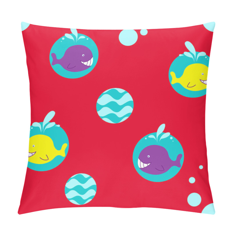 Personality  Happy Whales Pillow Covers