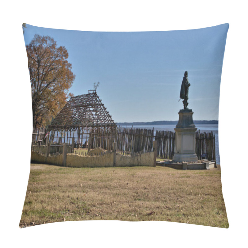 Personality  Captain John Smith Played An Important Role In The Establishment Of The Colony At Jamestown, Virginia, The First Permanent English Settlement In America In The Early 17th Century. Pillow Covers