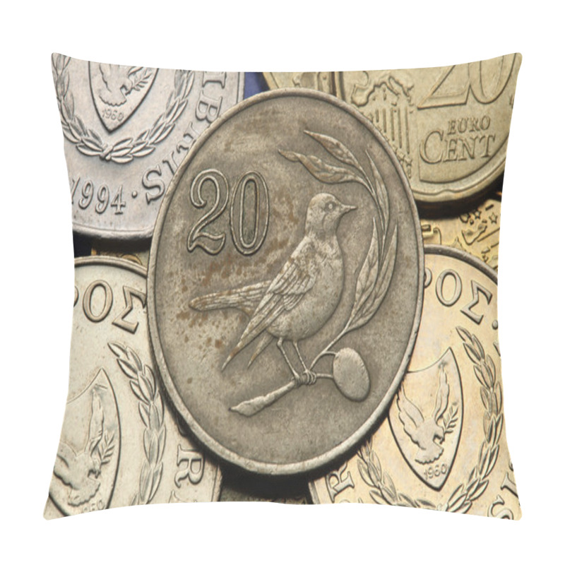 Personality  Coins Of Cyprus Pillow Covers