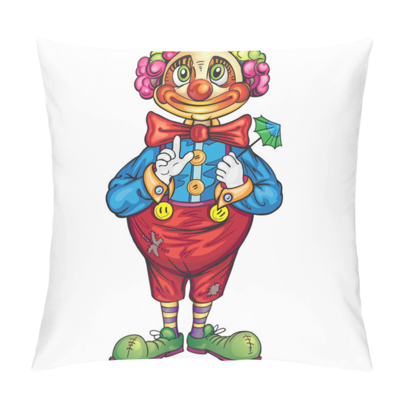 Personality  Funny Cartoon Clown Pillow Covers