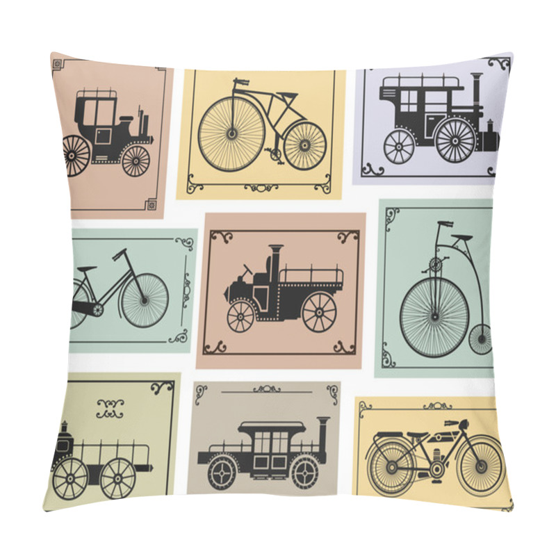 Personality  Bikes And Cars Pillow Covers