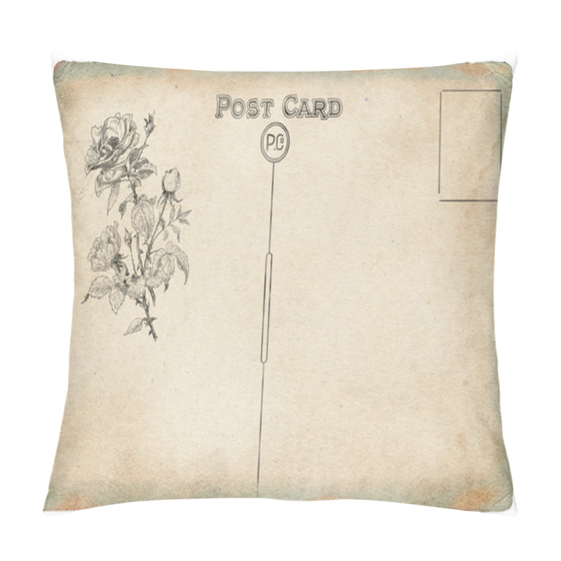 Personality  Old Roses Illustration Pillow Covers