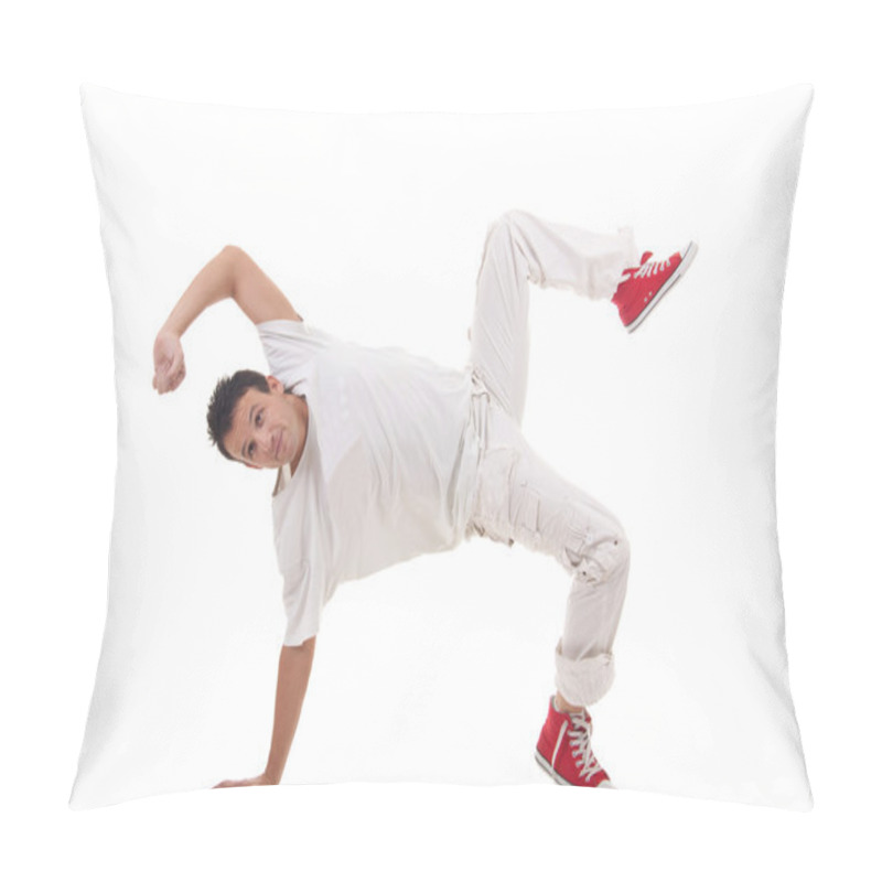 Personality  Break Dancer Posing Pillow Covers