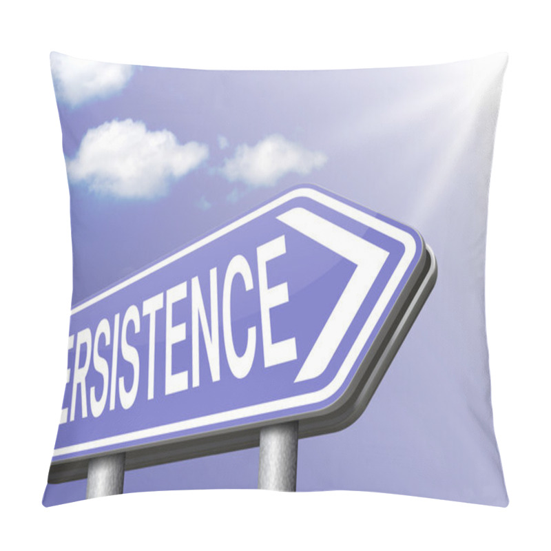 Personality  Persistence Sign Pillow Covers