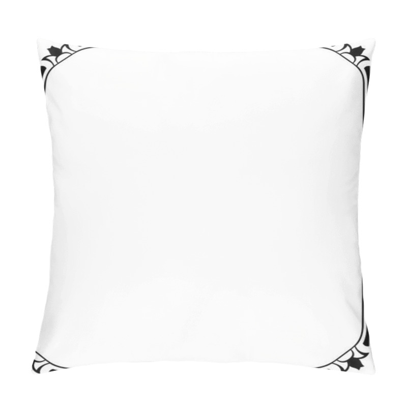 Personality  Simple Black Ornamental Decorative Frame Pillow Covers