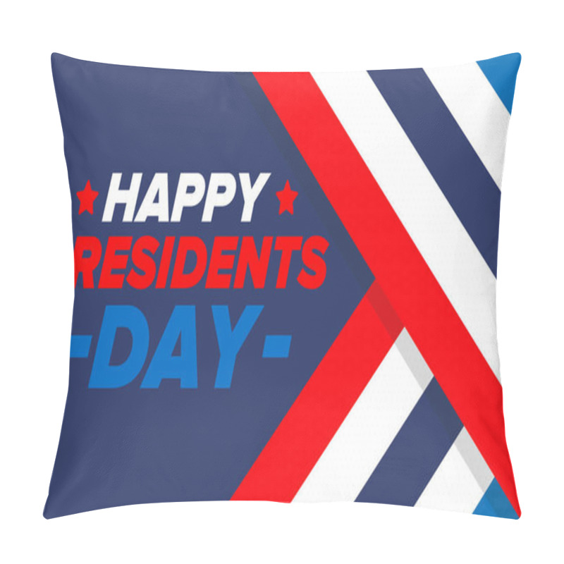 Personality  Happy Presidents Day In United States. Washington's Birthday. Federal Holiday In America. Celebrated In February. Patriotic American Elements. Poster, Banner And Background. Vector Illustration Pillow Covers