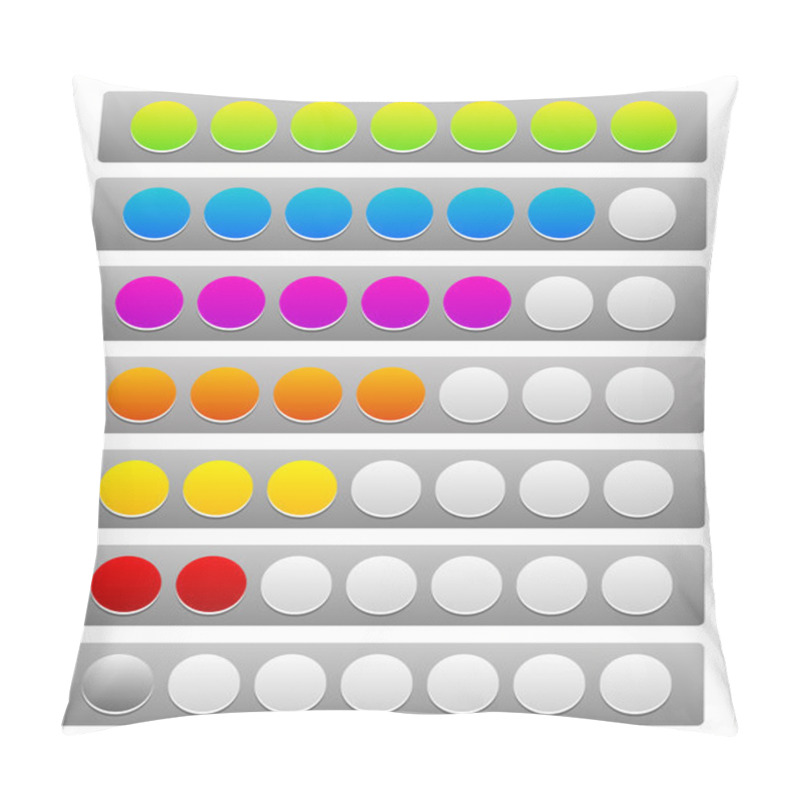 Personality  Step, Level, Progress Indicators Pillow Covers