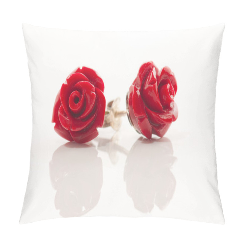 Personality  Red Rose Jewelry Pillow Covers