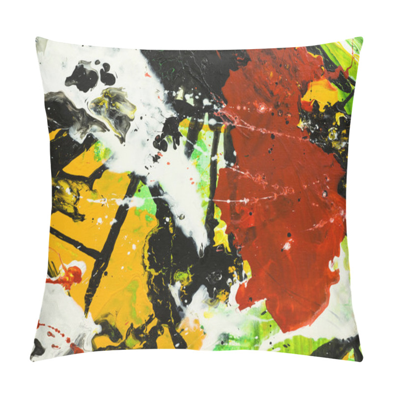 Personality  Abstract Hand Painted Background Pillow Covers