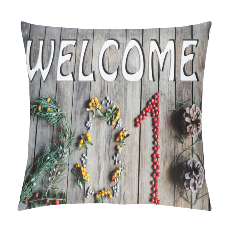 Personality  Welcome 2018 Text Pillow Covers