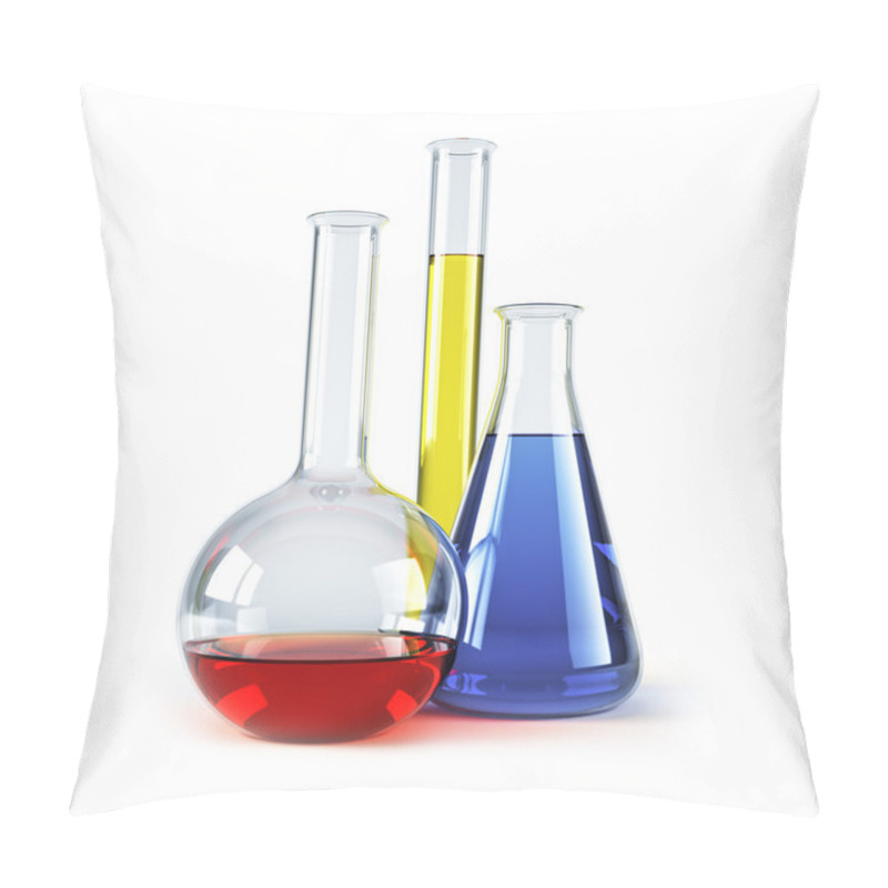 Personality  Chemical Flasks With Reagents Pillow Covers