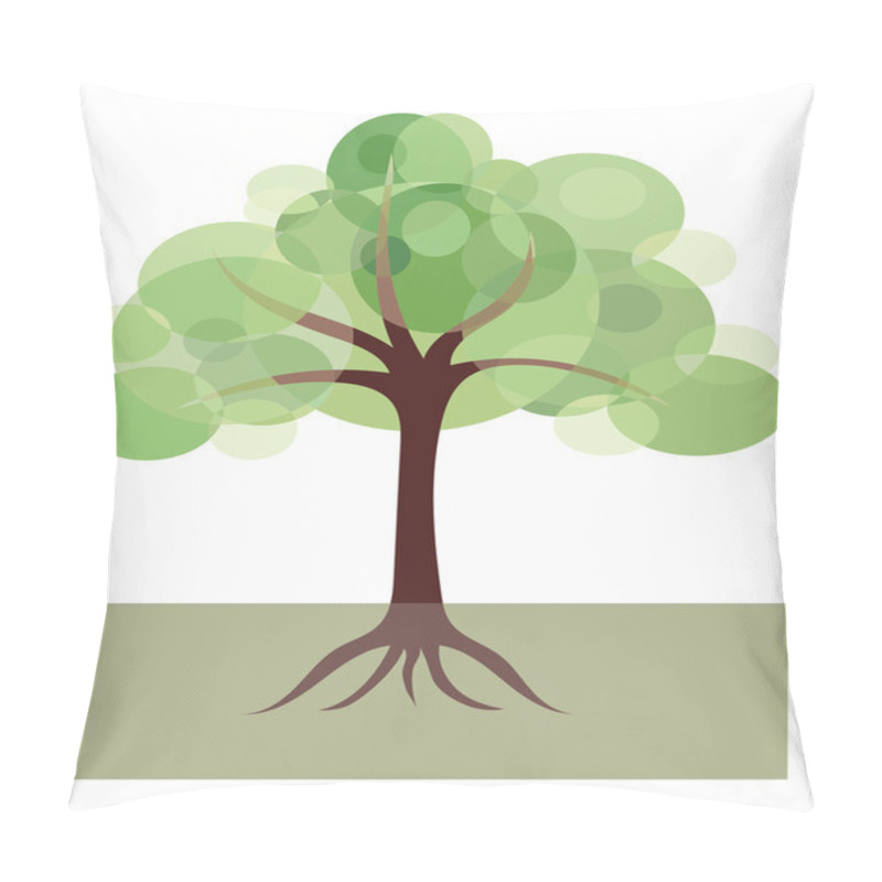 Personality  Decorative Image Of Tree Pillow Covers