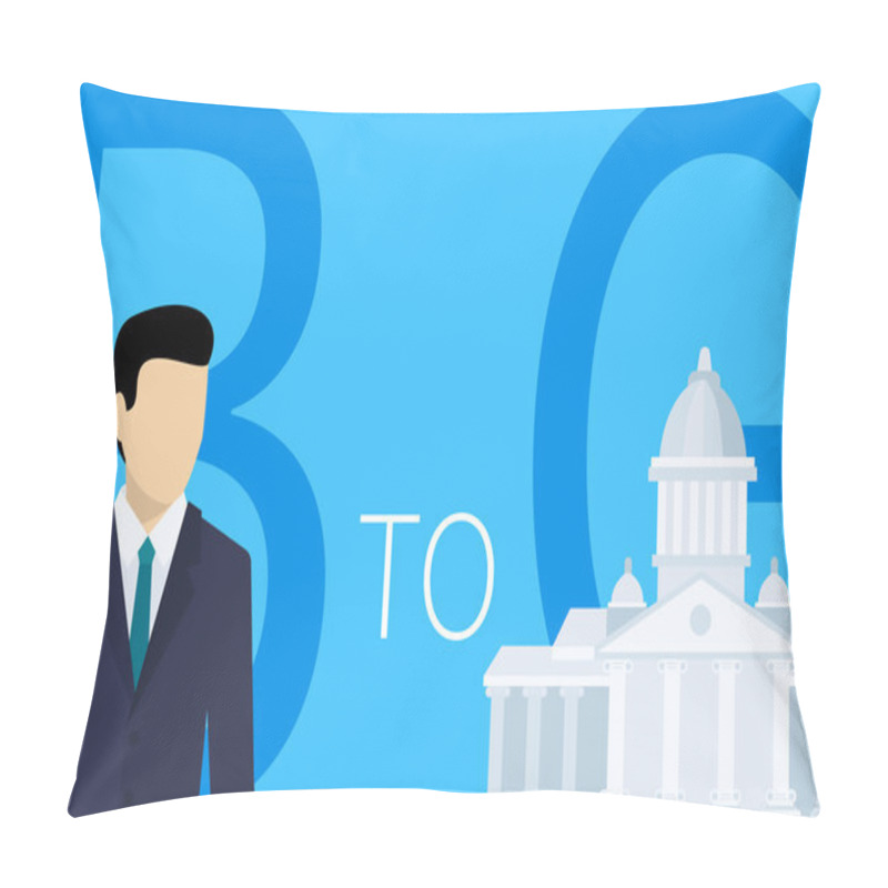 Personality  B2G Concept Illustration Pillow Covers