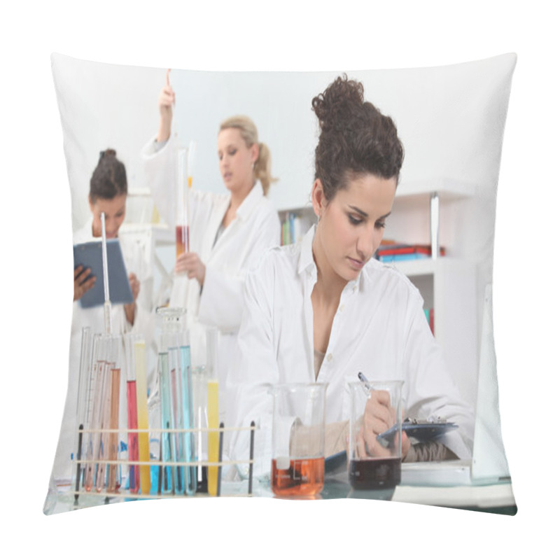 Personality  Experiment In The Laboratory Pillow Covers